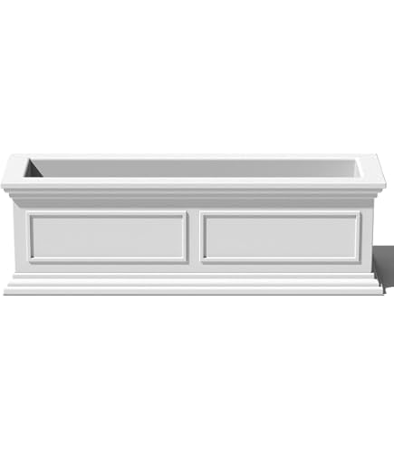 Rugg 30 Inch Window Box 30 Inch Window Box Planter Panacea Products Flat Iron Series 30-Inch ...