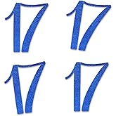 Blue Glitter 17 Cut-Out Numbers, 17th Birthday Party Anniversary Decorations DIY Essentials