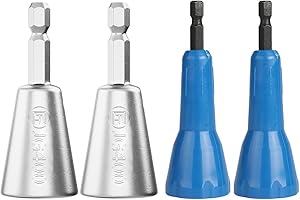 ONNELISUS Wire Twister Tool for Drill,Wire Twister,Wire Nut Twister,Wire Nut Twister for Drill,Wire Twisting Tool for Drill,Wire Connector Driver with 1/4" Chuck (4 Packs)