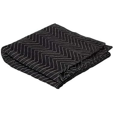 VEVOR 12 Mantas Para Mudanzas | 80x72 Pulgadas (203x183 Cm) | Tela No Tejida + Algodón Reciclado | Incluye 2 Bandas Elásticas | Impermeable Y Sin Olores
