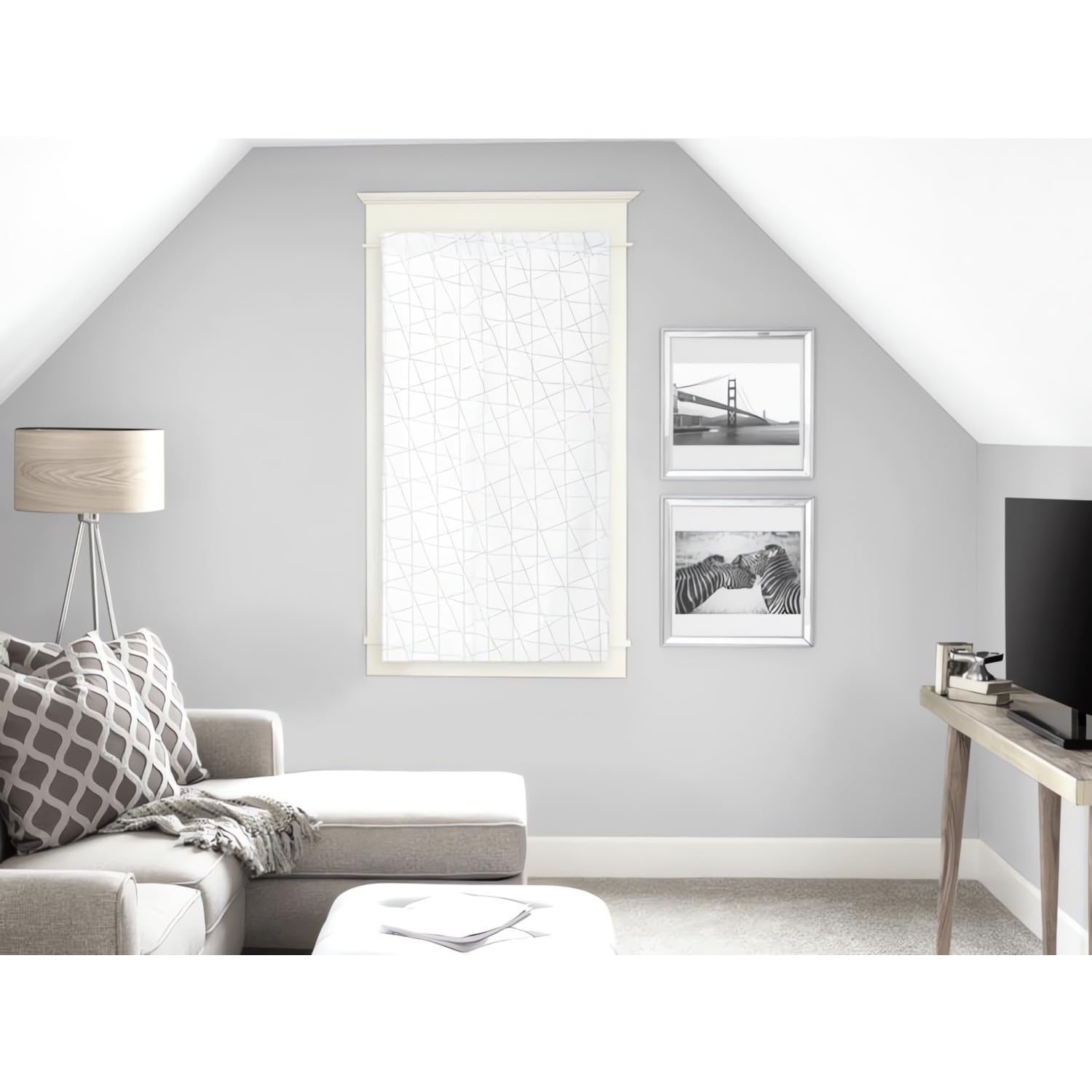 Soleil d'ocre Luc Broken Vize, Polyester, White, 45 x 90 cm