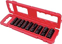 CRAFTSMAN Impact Socket Set, Metric, 3/8", 9Piece