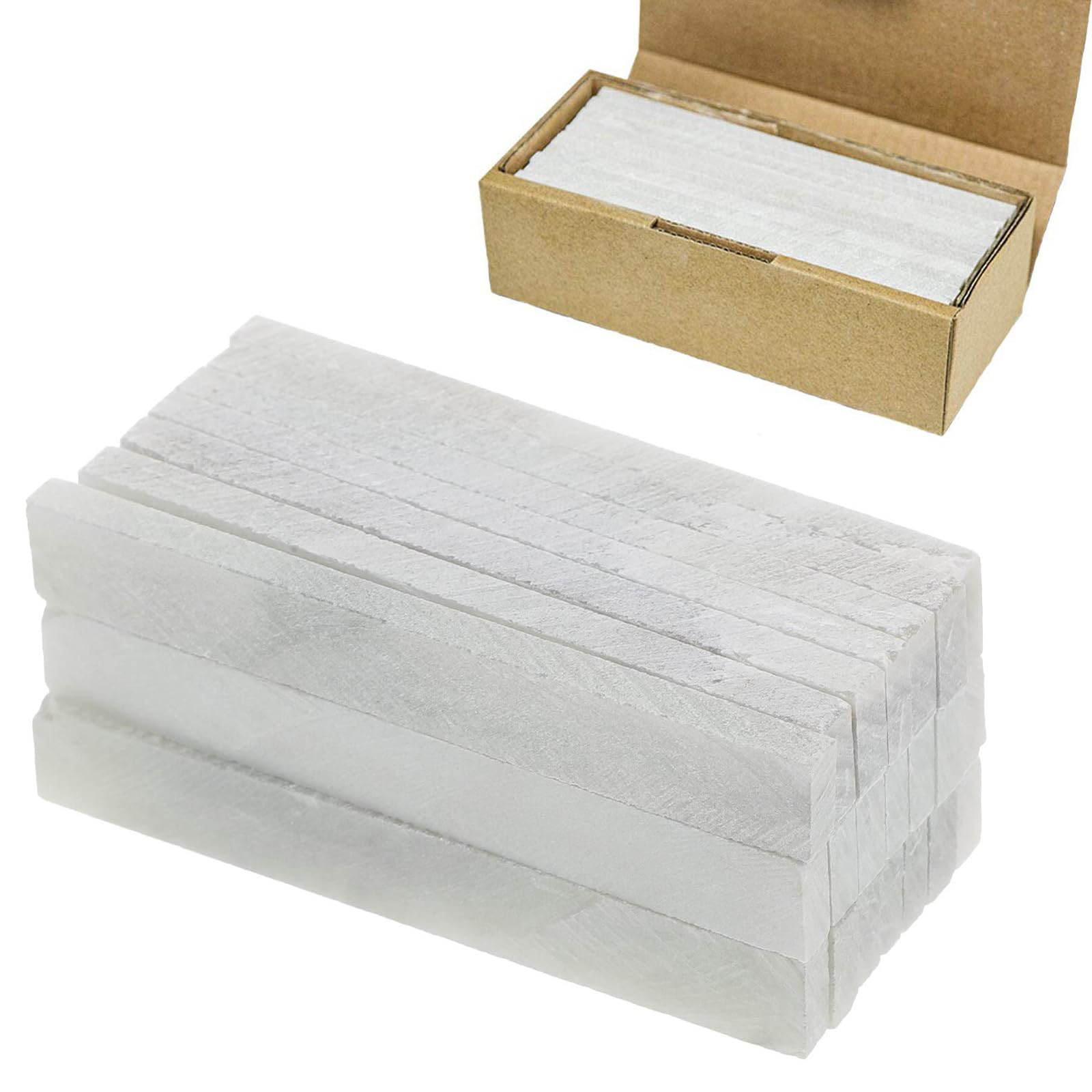 French Chalk, 27 Pcs Engineer Stone Sticks, Builders & Welders Chalk, Mechanical Industrial Marking Tool for Metal, Wall, Slate, etc (Without Holder)