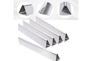 MORIINTL 22.5 inch Flavorizer Bars Replacement Compatible for Weber 7536, Spirit 300 E310 E320 S310 S320, Spirit 700, 900, Genesis Silver B C, Gold for Weber 7537, 65903 (22.5in 430Stainless-7536 5pack)