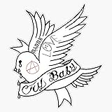 Amazon Com Crybaby Lil Peep Sticker Sticker Graphic Auto Wall Laptop Cell Truck Sticker For Windows Cars Trucks Computers Accessories