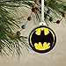 Hallmark DC Comics Batman Bat-Signal Blown Glass Christmas Ornament