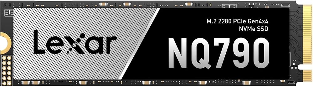 Lexar NQ790 1TB NVMe PCIe Gen4x4 M.2 2280 SSD Read 7000MB/s Write 6000MB/s