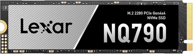 Lexar NQ790 1TB NVMe PCIe Gen4x4 M.2 2280 SSD Read 7000MB/s Write 6000MB/s