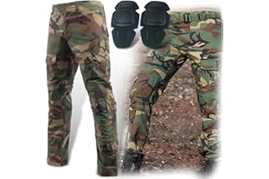 HANSTRONG GEAR H World Shopping Military Army Tactical Airsoft Paintball Shooting Pants Combat Men Pants with Knee Pads Jungle camo (XL-36W)