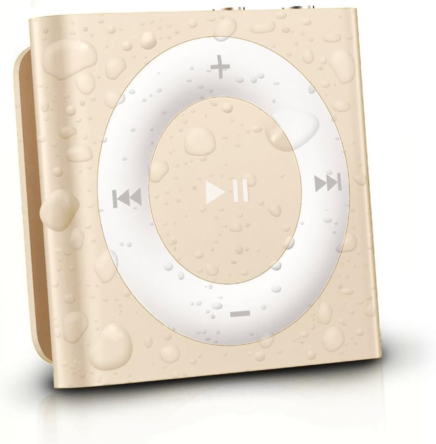 Latest Generation Gold Apple iPod Shuffle Waterproofed by Audioflood