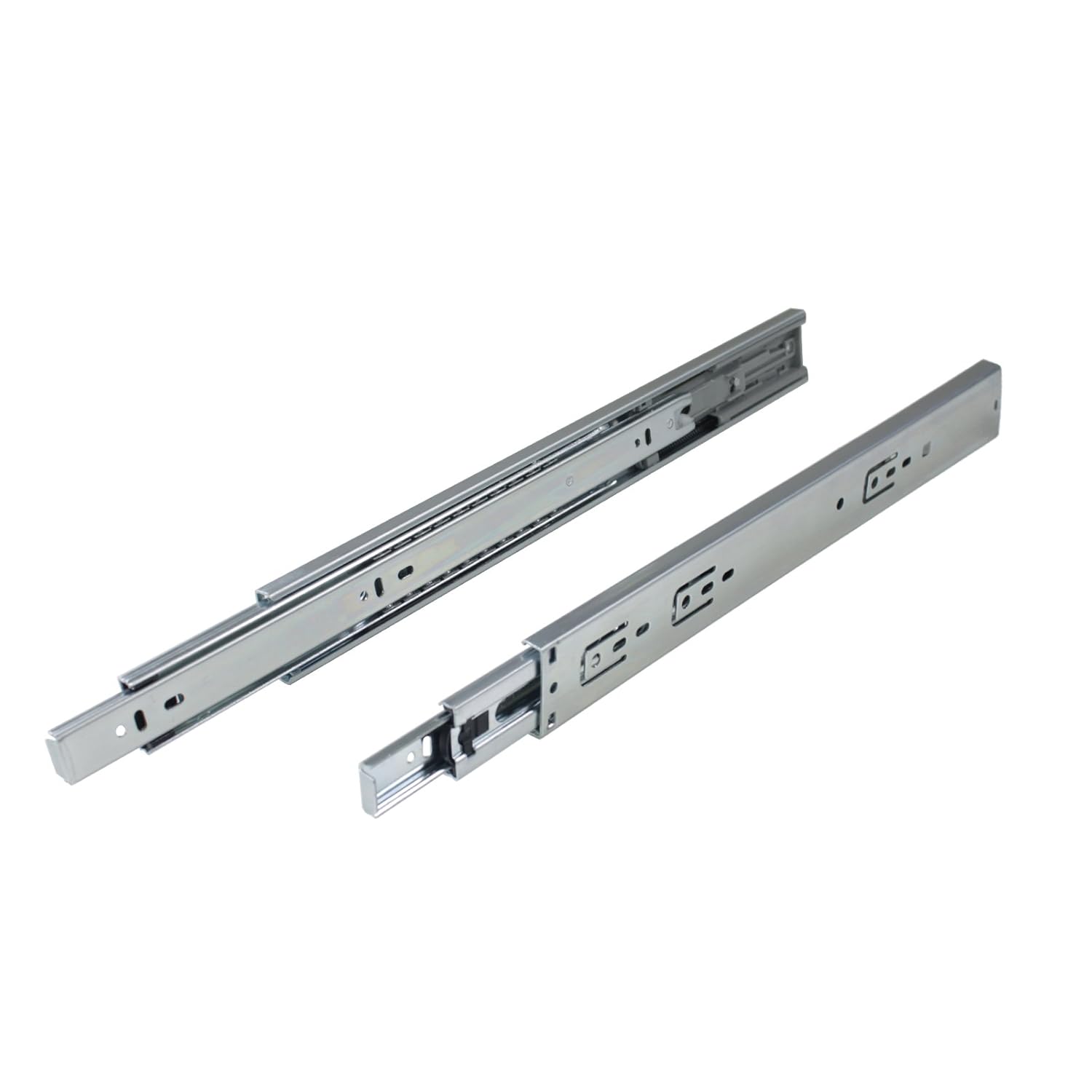 1Pair Gobrico 12Inch Soft Close Full Extension Ball Bearing Rear Mount