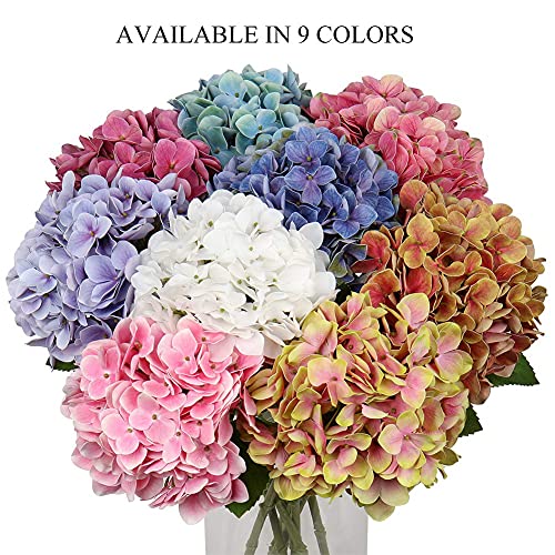 Fake Hydrangeas Real Touch Hydrangea Flowers 24.8