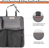 SURDOCA Hanging Car Boot Organiser XL Grey 600D Oxford Storage Bag view 5