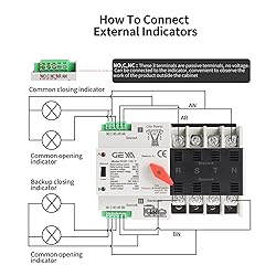 GEYA Mini ATS Automatic Transfer Switch Electrical