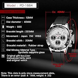 Pagani Design Men's Quartz Watch Simple Style High