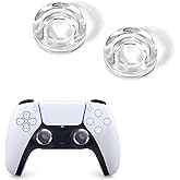 DLseego 2PCS Thumb Grips Caps for Xbox One Switch 2 PS5 PlayStation4 DualSense Switch Pro Wireless Controller Steam Deck, Sof