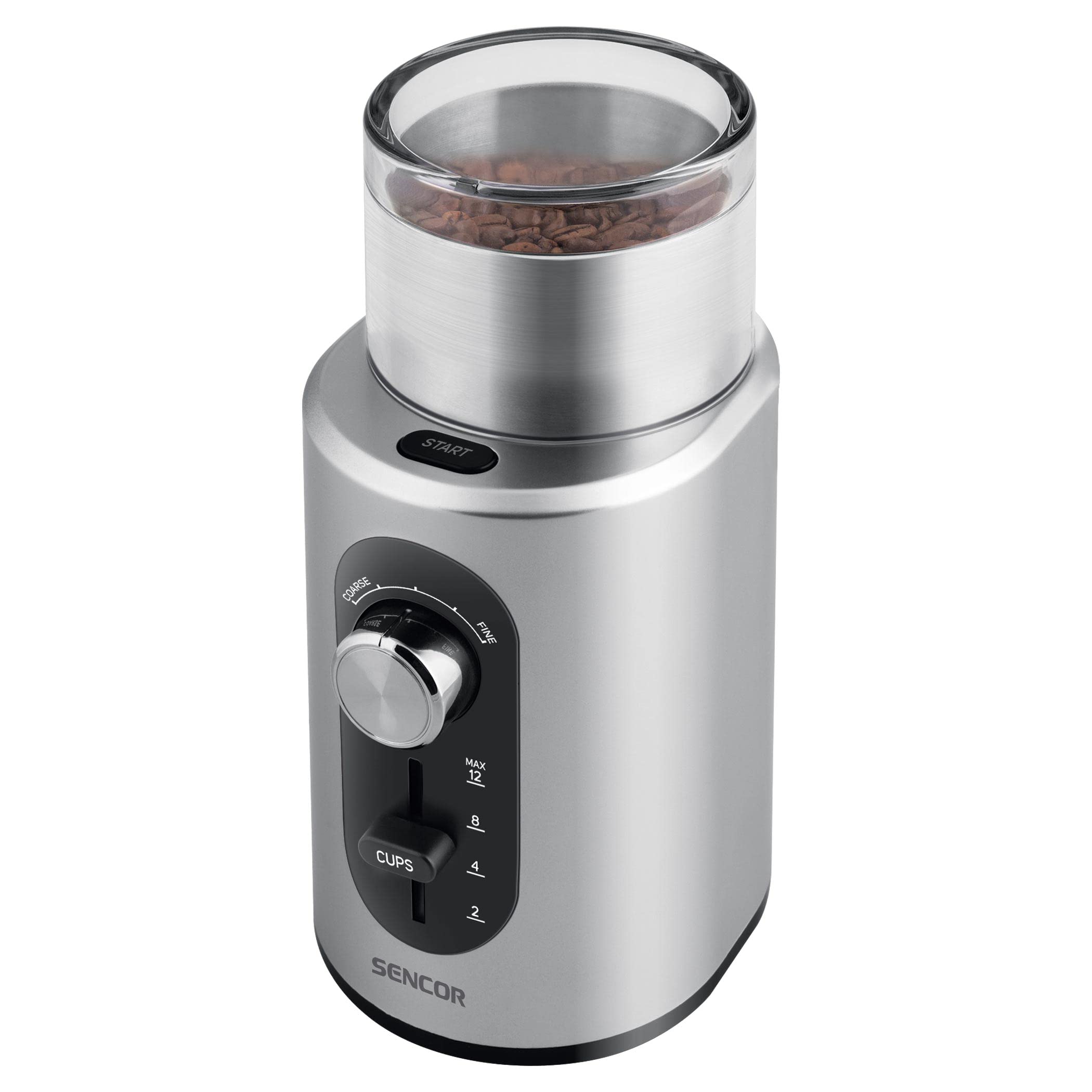 Electric Coffee Grinder, 200W, Silver