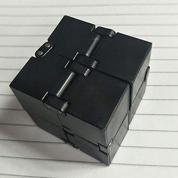 ellaroom Smart Magic Cube Stress Relief Anti Anxiety Puzzle Variants Galaxy ADHD Fidget Toy(None Black)