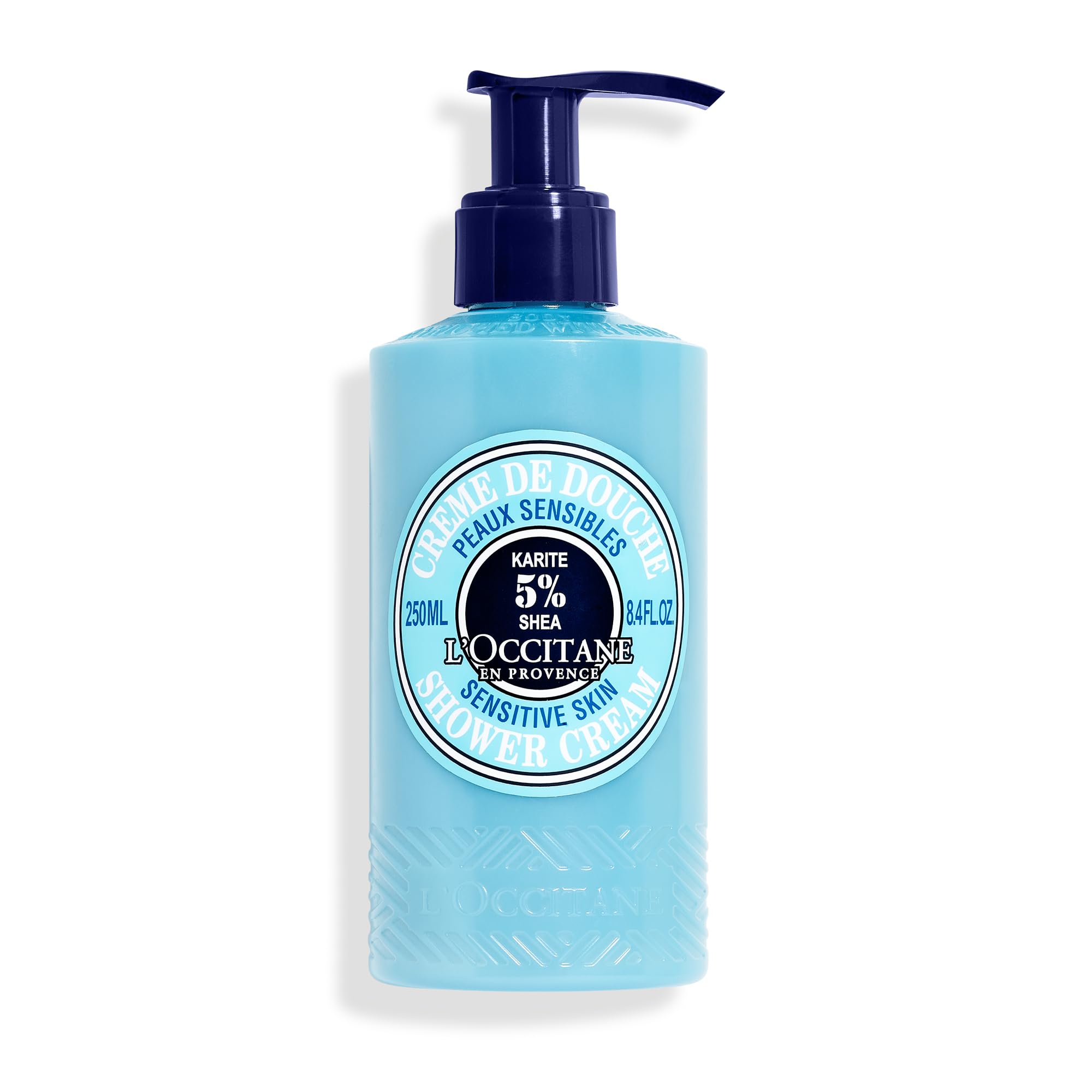 L'OCCITANE Shea Butter Shower Cream 250ml | Enriched with Shea Butter | Vegan & 98% Readily Biodegradable | Nourishing, Luxury Body Cleanser for All Skin Types