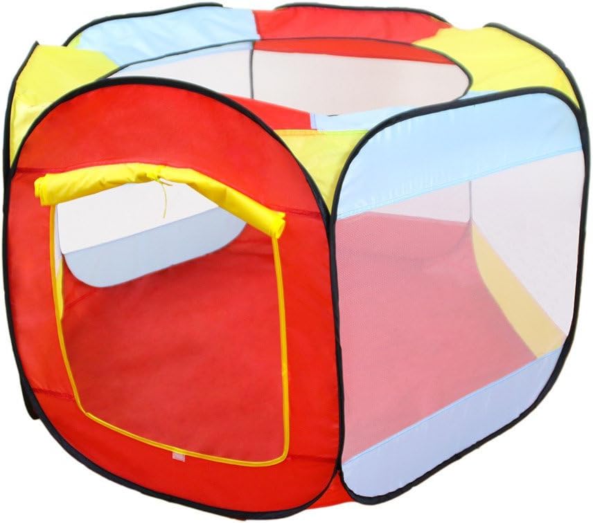 GoodLuck Baybee Kids Pop-up Play Tent House for Kids with Zipper Storage Case for Childrens Boys & Girls (140x128x75cm) (Multicolour)