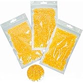 16000PCS Orange Yellow AB Resin Rhinestones for Crafting 3mm 4mm 5mm Dark Yellow Flatback Jelly Stones Bulk SS10 SS16 SS20 Diamonds Gems for Nails Face Eyes Makeup Tumblers Bottles DIY Crafts Clothes