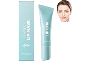 Soothing Prep Lip Mask, Cooling Peel-Off Lip Mask, Jelly Tip Hygienic Easy Application, Repair Dry Cracked Lips, Lasting Mois