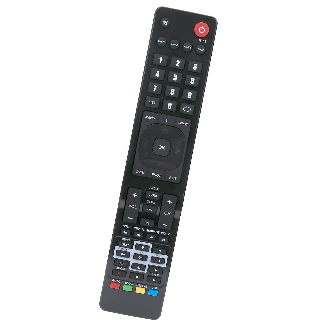 VINABTY RMC3174 RM-C3174 Replacement Remote Control Fit for JVC Smart TV LT55C550 LT-55C550 RM-C3175