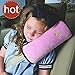 LKE Auto Pillow Car Safety Belt Protect Shoulder Pad Adjust Vehicle Seat Belt Cushion for Kids Children (pink)