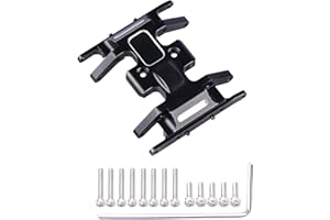 Aimrock RC Skid Plate Upgrades for Axial SCX24 Bronco Gladiator Deadbolt C10 1/24 RC Crawler Black