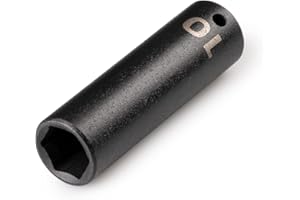 TEKTON 1/4 Inch Drive x 10 mm Deep 6-Point Impact Socket | SID03110