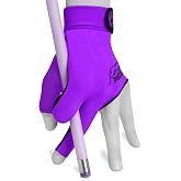 Predator Second Skin Billiard Pool Cue Glove for Left Hand - Purple