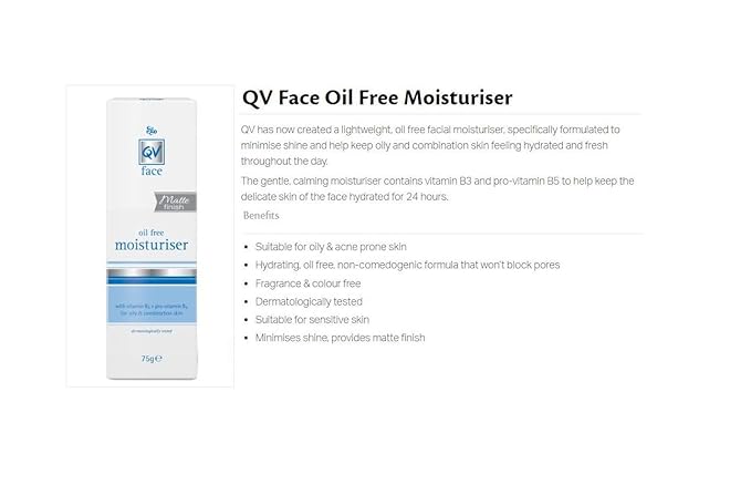 qv moisturiser oil free