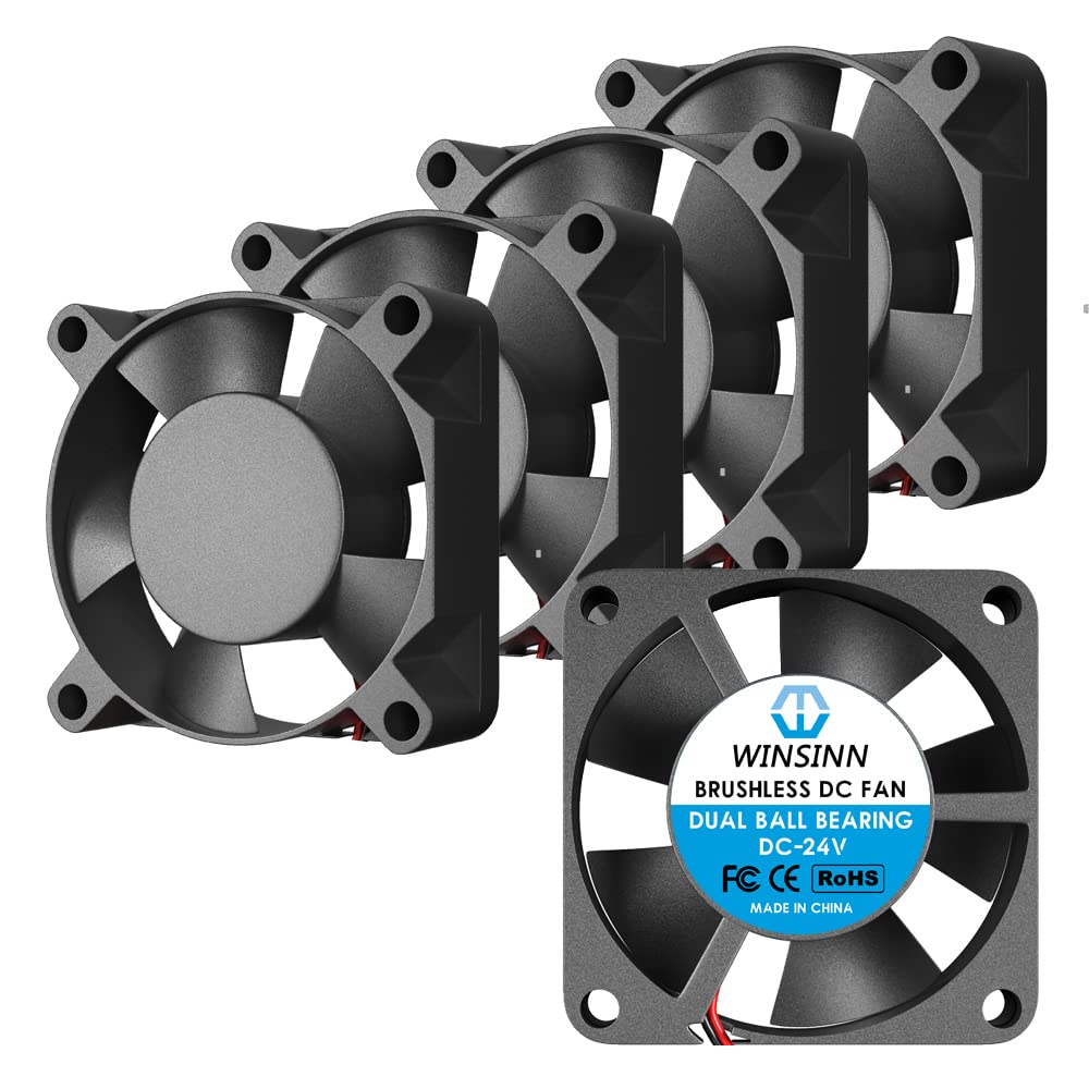 WINSINN 30mm Fan 24V Dual Ball Bearing Brushless 3010 30x10mm - High Speed (Pack of 5Pcs)