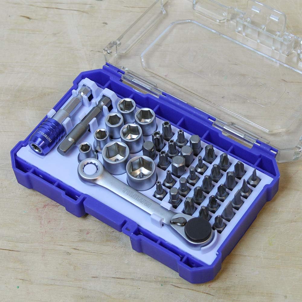 Faithfull FAISBSET42 Screwdriver Bit and Socket Set - 42 Piece, Multi, Variety Pack - Image 3