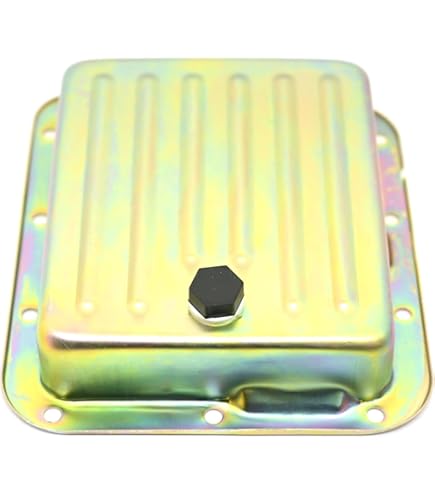TCI 518000 Cast Aluminum Deep Transmission Pan For Ford C4 - Adds 1 Quart Capacity, With Drain Plug
