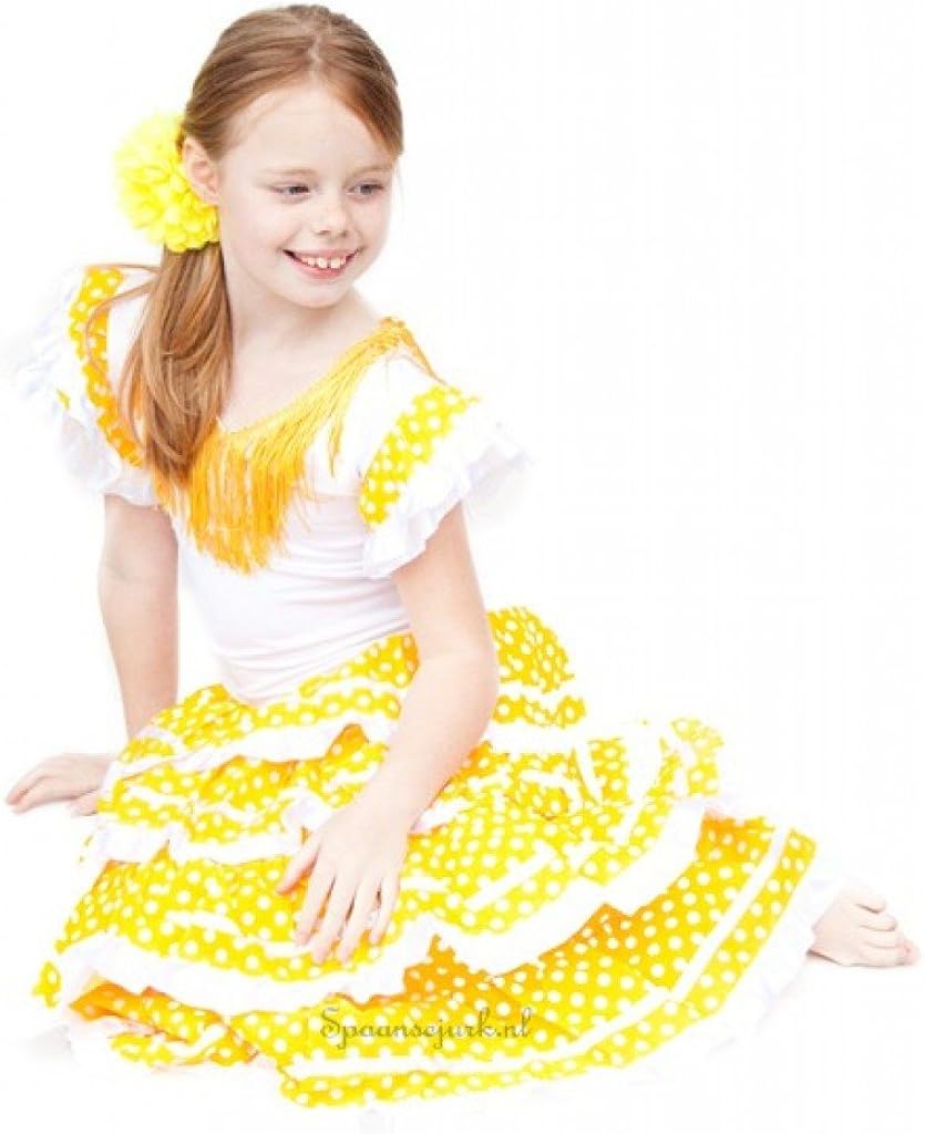 yellow spanish dress