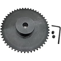 35BS20 - Piñón De Cadena De Rodillo, Acabado Con Llave, Cubo Tipo B #35