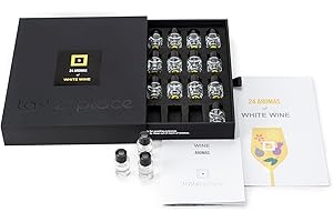 24 White Wine Aromas - TASTERPLACE AROMA SET - English language - for sommeliers and wine lovers - train your nose - tasting tool…