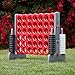 ECR4Kids Jumbo 4-To-Score, Giant Game, Red/Grey