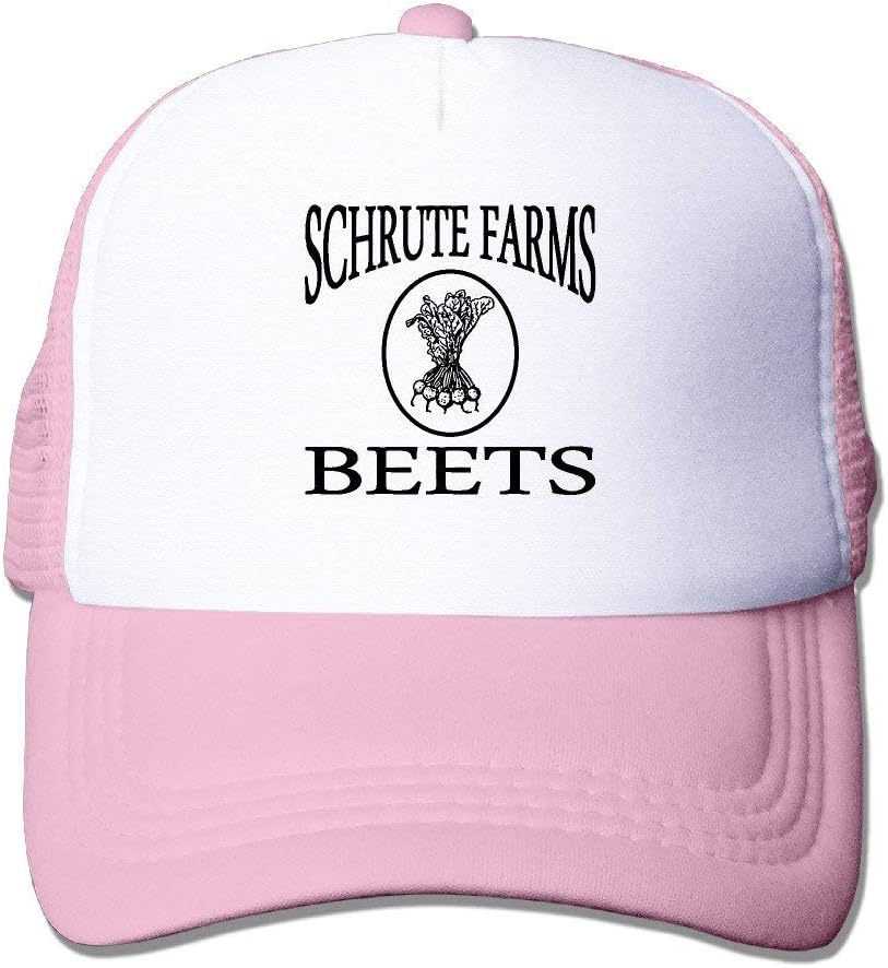 Schrute Farms Beets Children Custom Mesh Hat One Size Fits Most Dancing Mesh Cap Adjustable