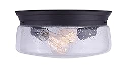 CANARM IFM623A12ORB Mill 2 Lt Flush Mount Seeded