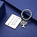 CJ&M Step Parent Keychain,Step Mother Keychain,Step Mom Gift,Step Dad Gift,Mother's Day Gift,Step Dad Keychain