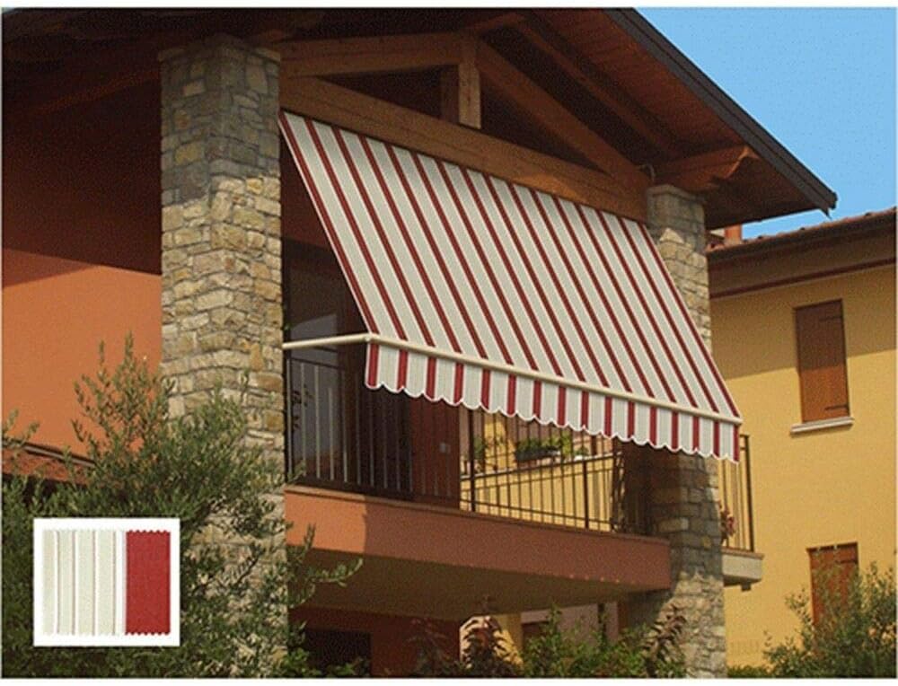 Toldo a caída 300 x 250 cm sin Caja terraza balcón Lona 280 gr/m²: Amazon.es: Jardín