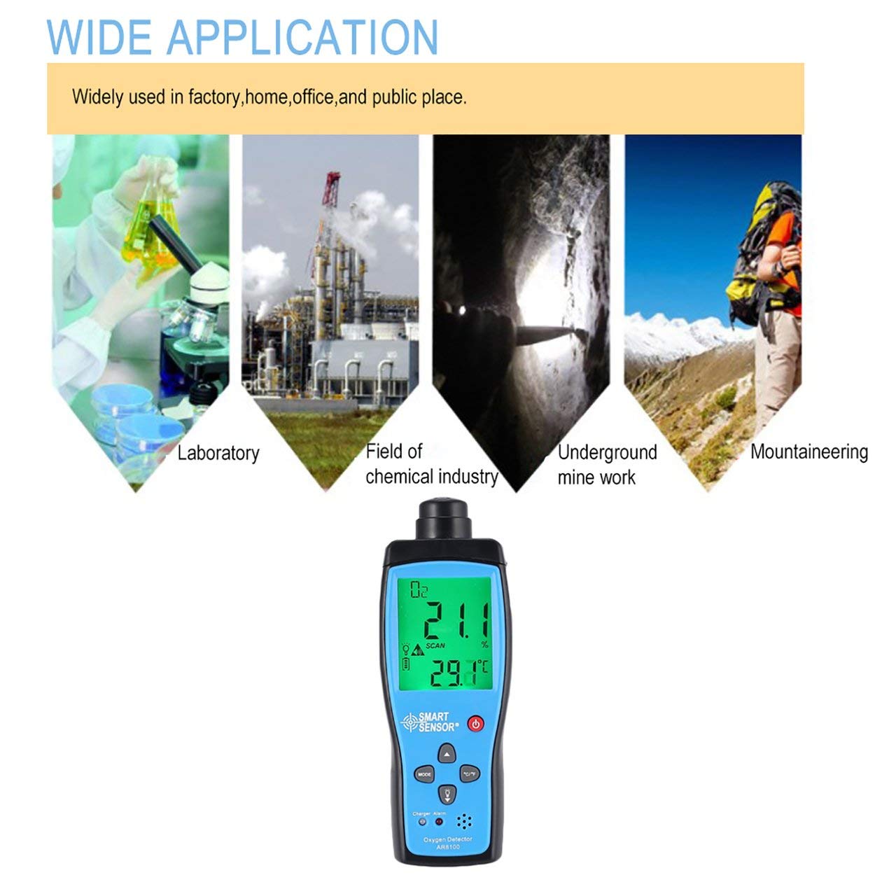 Amazon.com: Smart Sensor AR8100 - Medidor de temperatura de ...