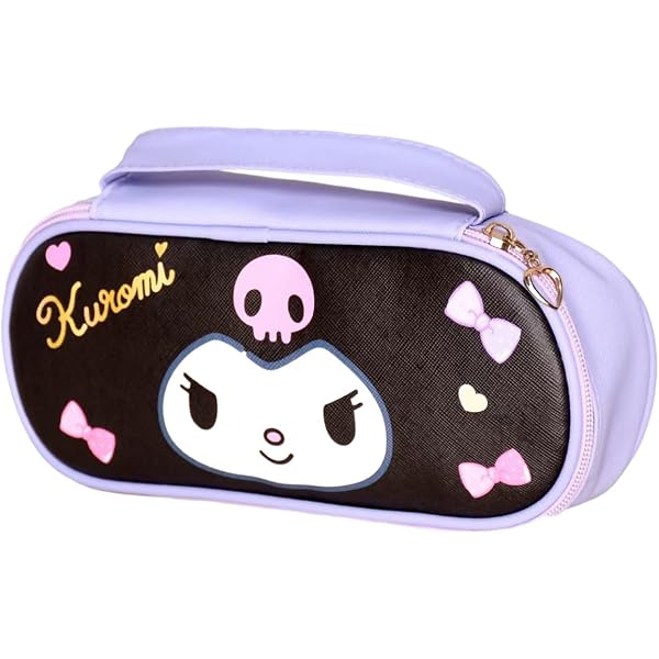 Amazon.com: MENBLY Kuromi Fastener Case - Zipper Pouch Case  display picture 3