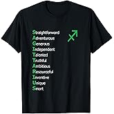 Sagittarius Personality Astrology Zodiac Sign Horoscope T-Shirt