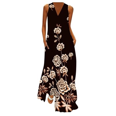 Women Sundress Butterfly Print V Neck Tank Dress Nicaragua | Ubuy