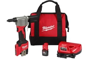 MILWAUKEE ELECTRIC TOOLS CORP 2550-22 M12 Rivet Tool Kit (2550-22)