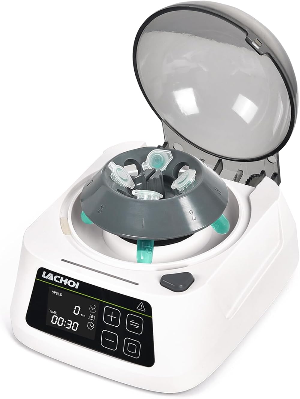 LACHOI Mini Lab Centrifuge 1000-10000RPM LCD Digital Benchtop 8x 2ml Tubes PCR