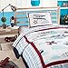 NEWLAKE Airplane Bedding Quilt Sets-2 Pieces of Bedspread Coverlets, Twin Size